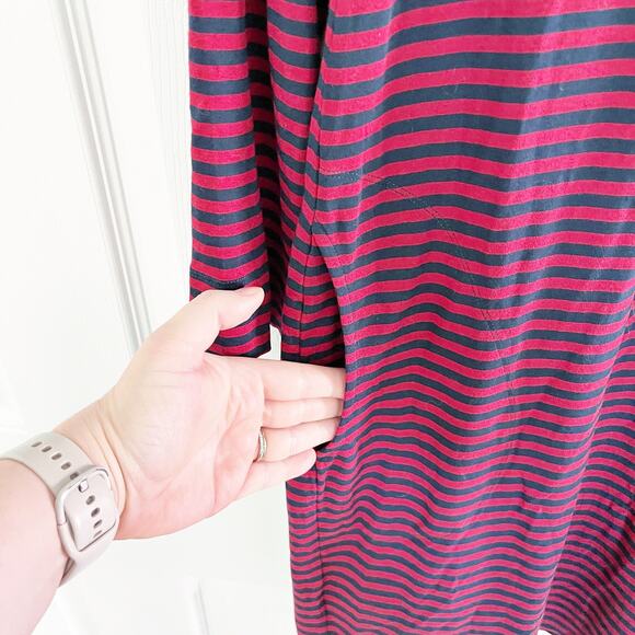 Ritva Falla Striped Jersey Knit Shirt Dress - Picture 4 of 6